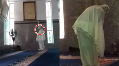 Heboh! Video Shalat dengan Gerakan Aneh di Masjid Agung Palembang, Netizen : Ih Serem