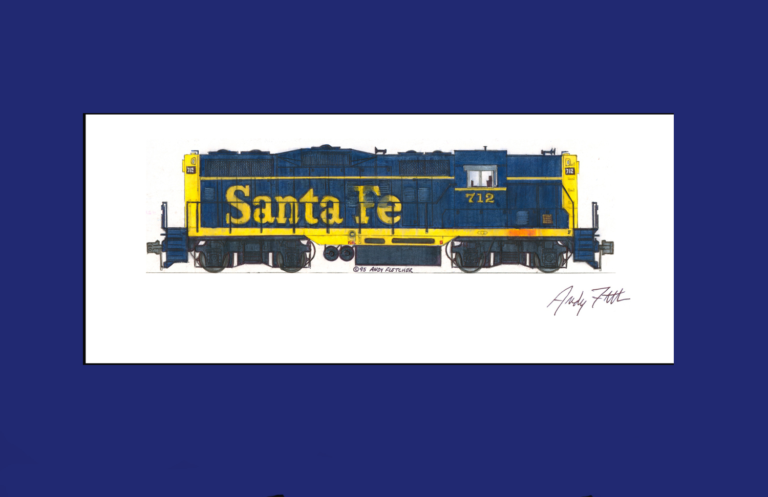 Andy Fletcher Blog A Santa Fe Train Heads From Kansas City to Los Angeles