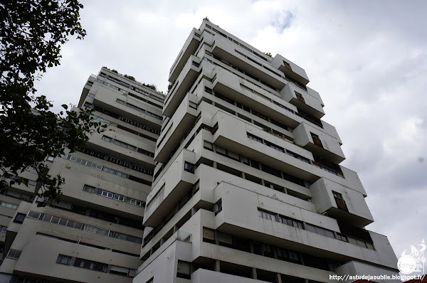 Paris 12ème - Tours de logements, rue Erard.  Architectes: Roger Anger, Mario Heymann, Pierre Puccinelli  Construction: 1962 
