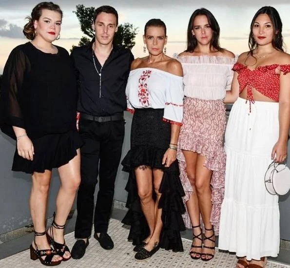 Princess Stephanie and her family, Pauline Ducruet, Camille Gottlieb, Louis Ducruet and Marie Chevallier attended the 2018 gala dinner