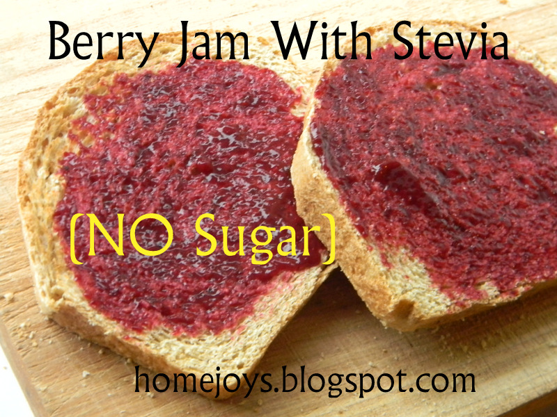 Home Joys Making Jam with Stevia