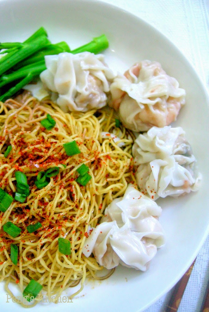 Peng's Kitchen Shrimp Roe Wanton Noodle 虾籽云吞捞麺