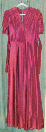 Gail Carriger in 1930s Pink Maxi Dress in San Francisco 2012