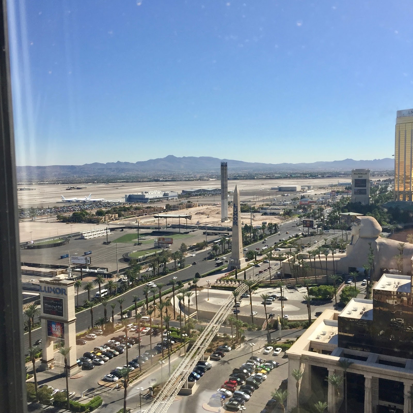 A Bob's Life Out the Hotel Window Las Vegas
