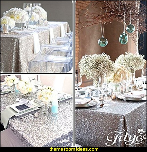 Silver Sequin Tablecloth, Silverwedding Tablecloth, Silver Glitter Tablecloth, Silver Sparklytablecloth Silver Sequin Tablecloth, Silverwedding Tablecloth, Silver Glitter Tablecloth, Silver Sparklytablecloth