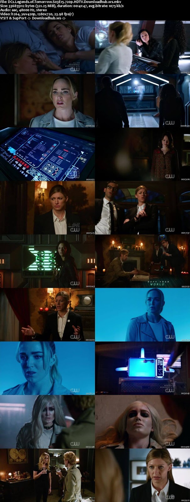 DCs Legends of Tomorrow S03E15 320MB HDTV 720p x264