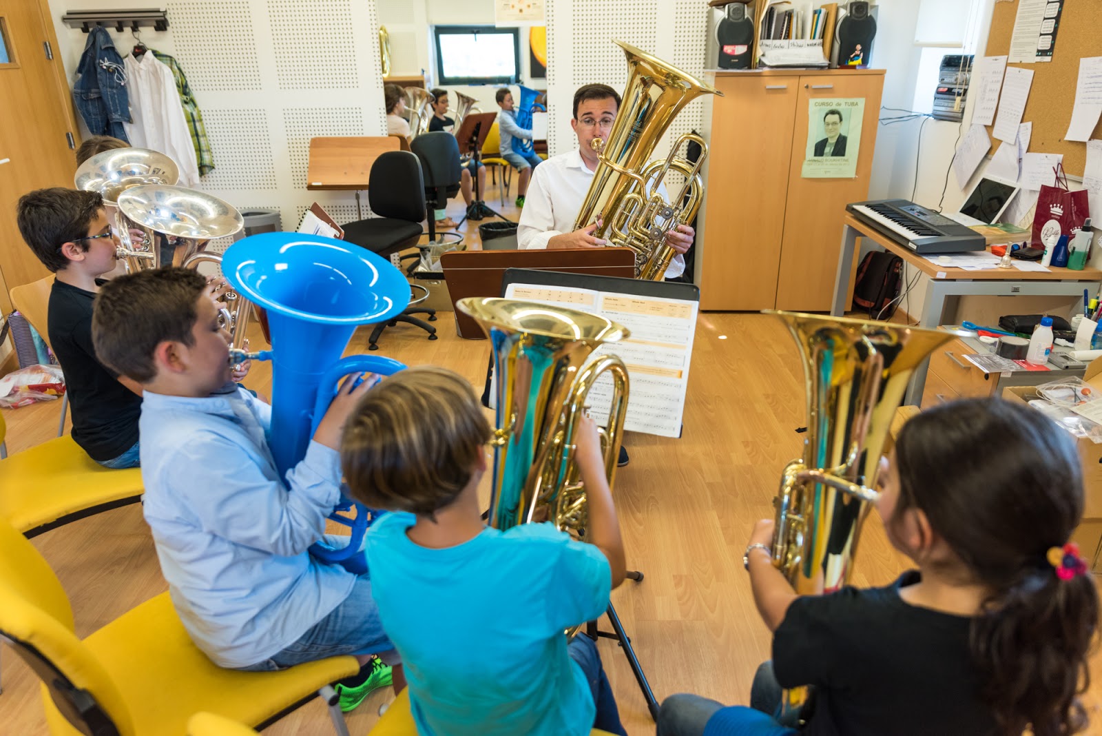 La Clase de Tuba del Conservatorio de Gijón. ¿Por qué y cómo tocar la