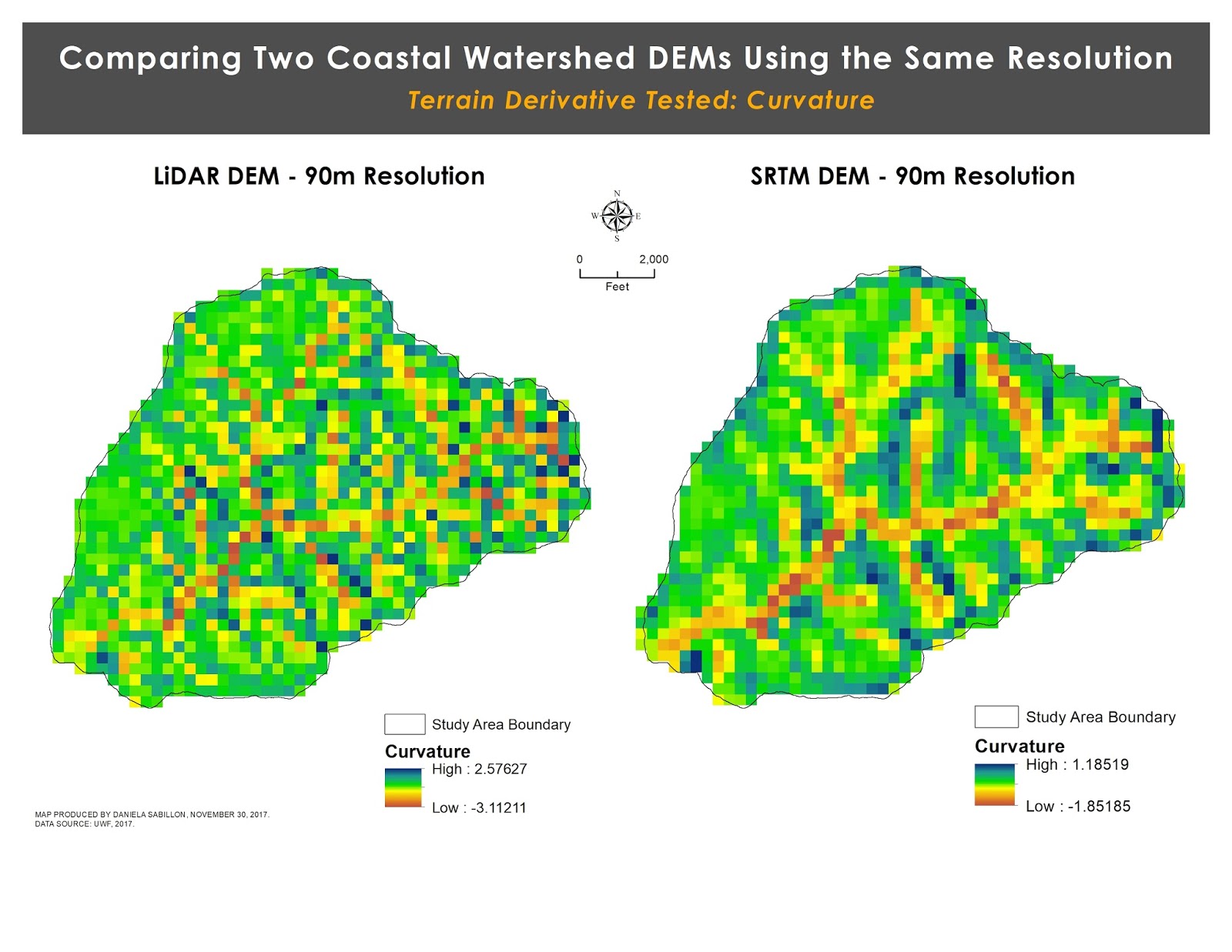 Lab 13 - Effects of Resolution (Scale) in Raster Data