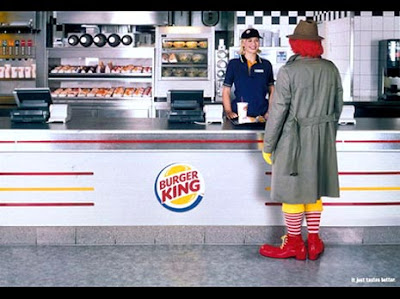 Burger King Advertising funny commercial Ronald McDonald's