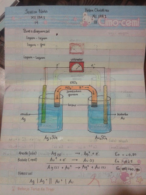 PORTOFOLIO: DIAGRAM SEL VOLTA KELAS 12 IPA