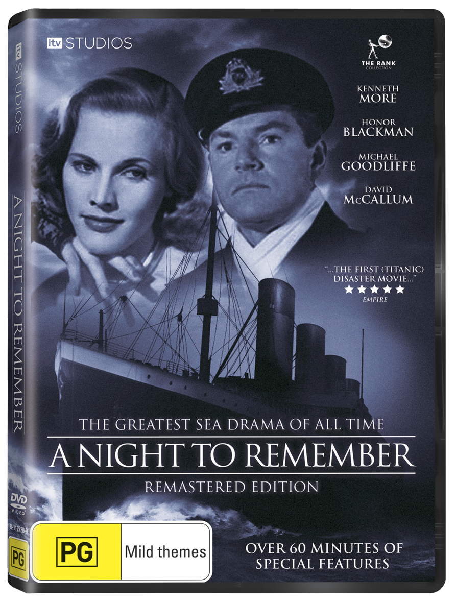 The Film Emporium Giveaway 'A Night to Remember' Remastered DVD