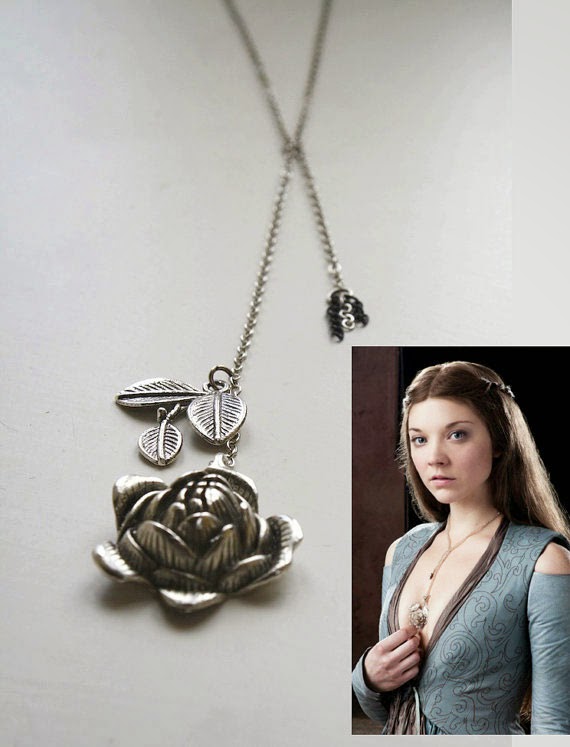 Colgante Juego de Tronos Margaery Tyrell rosa