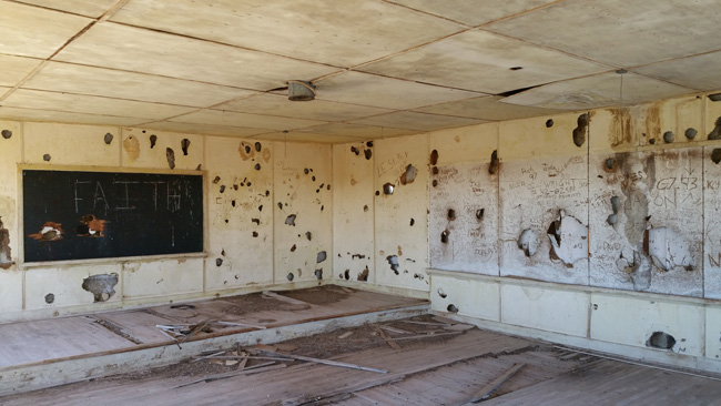 Abandoned Schoolhouse in Mountainair, New Mexico