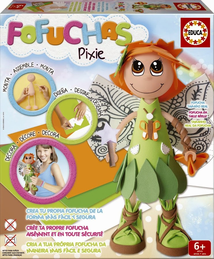 Fofucha Educa Borras Pixie Ninfa del Bosque
