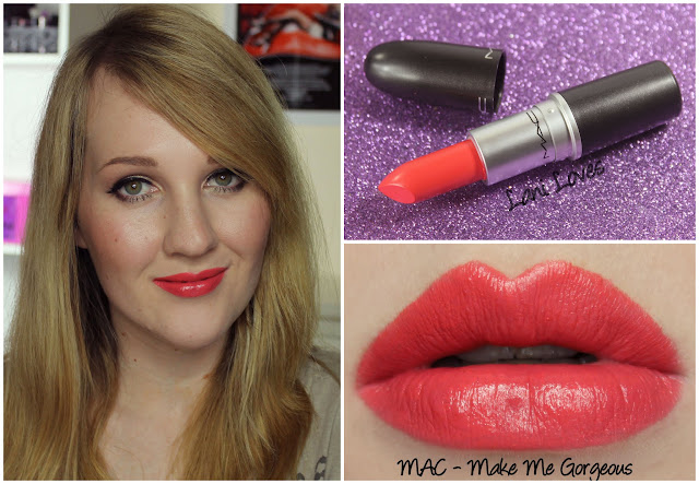 MAC Make Me Gorgeous lipstick swatch