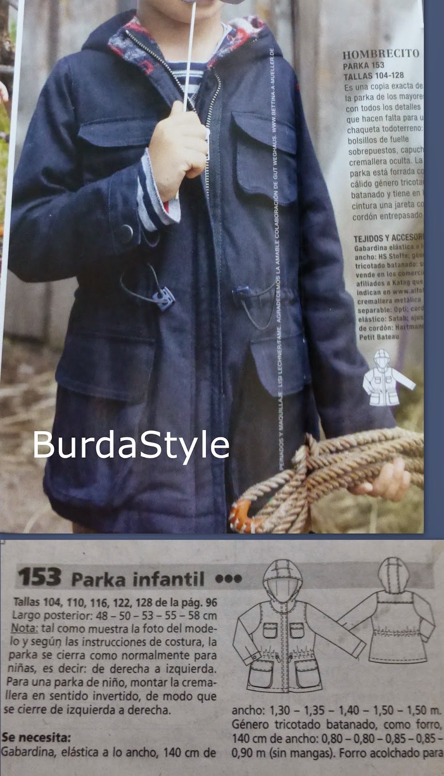 Parka hombre costuras horizontales sin mangas - TRICOT