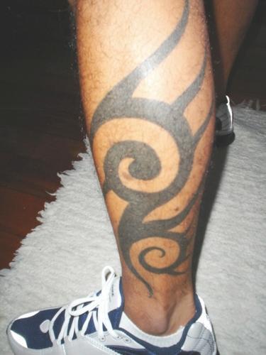 tribal+tattoos+leg+1