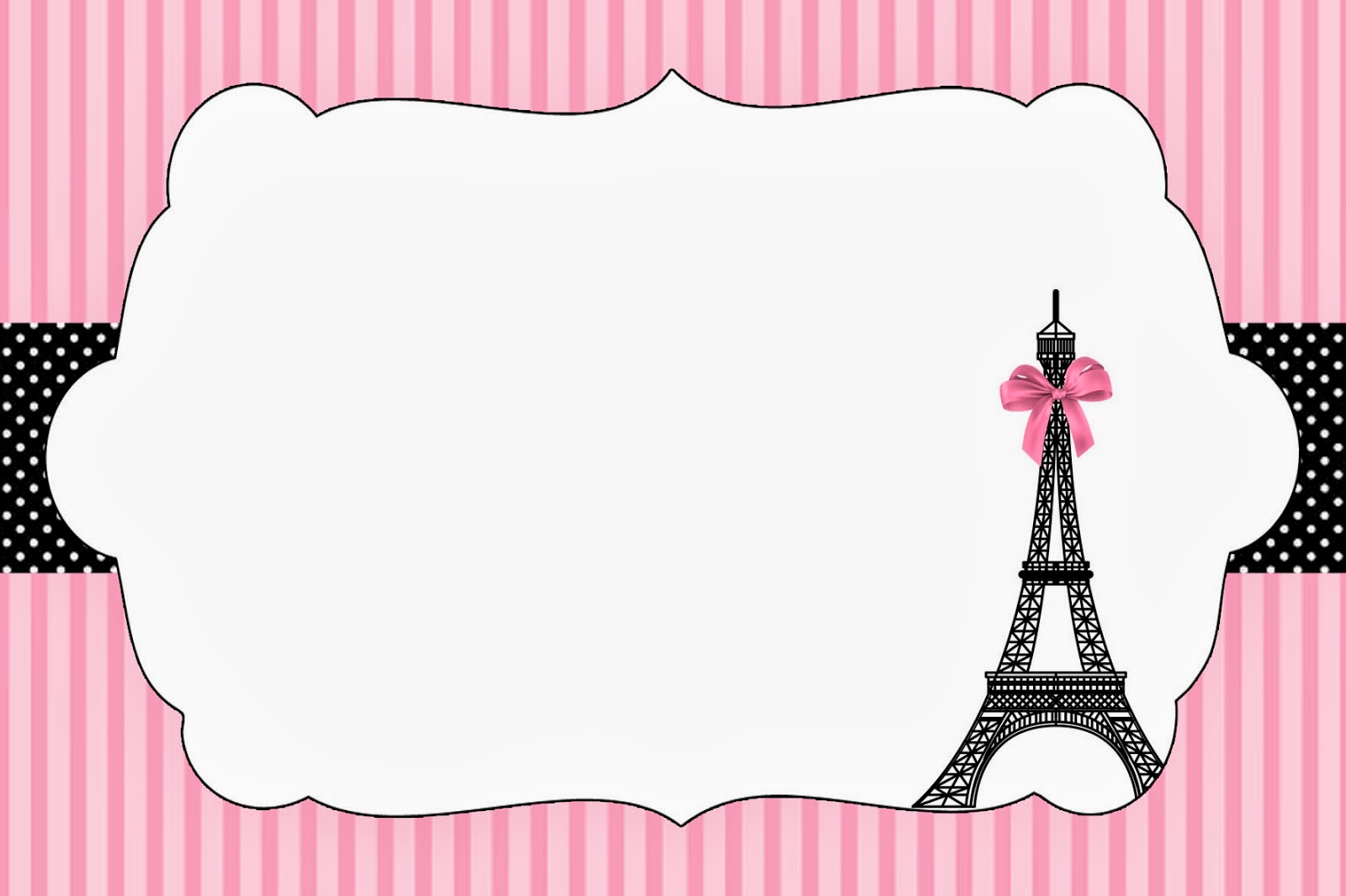 Paris Invitations And Free Party Printables Oh My Fiesta In English