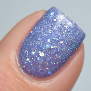 periwinkle holographic nail polish