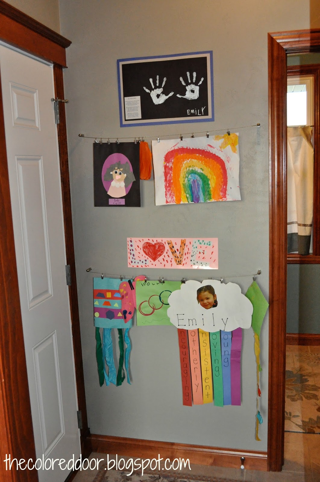 the colored door Ikea Art Hanger