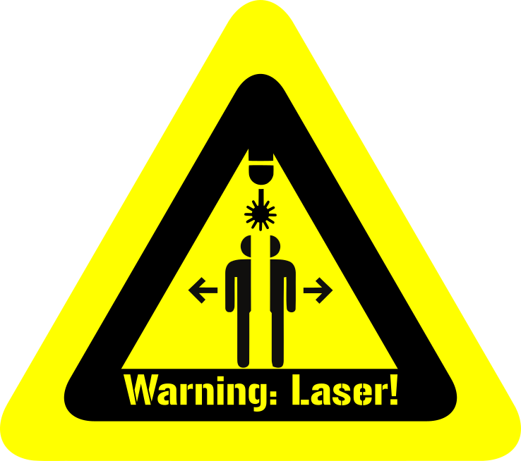 Caution is advised while using starlink. Warning laser. наклейка caution laser. warning лазер. warning.