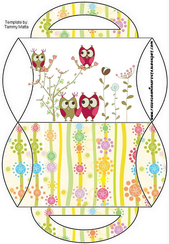Owls Couple Free Printable Boxes Oh My Fiesta In English
