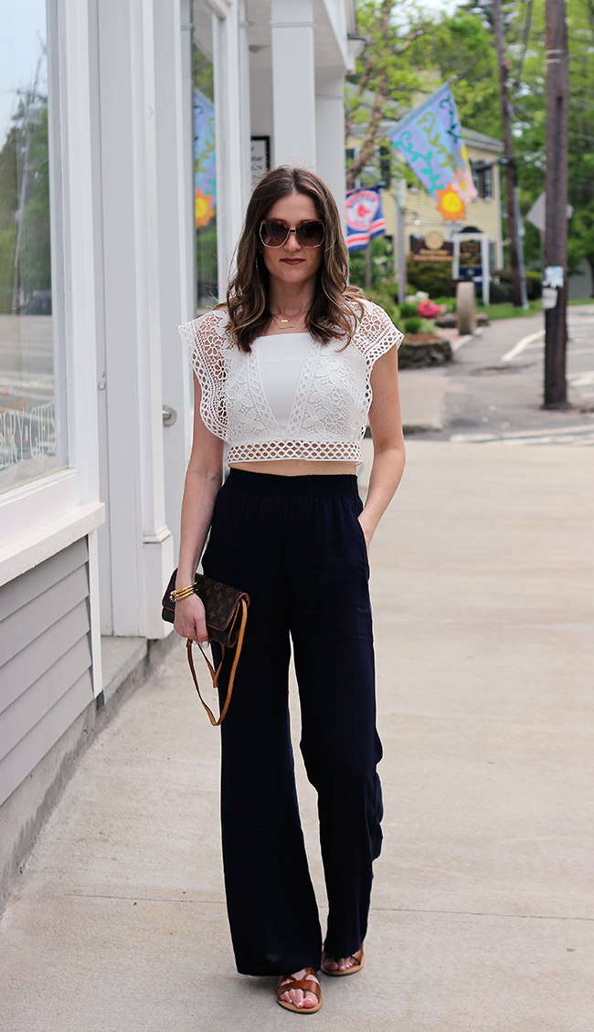 Crop Top and Wide Leg Pants | Threads for Thomas