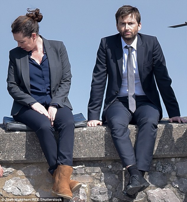 david tennant olivia colman photos david tennant olivia colman on the set of david tennant olivia colman photos david tennant olivia colman on the set of
