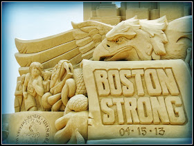 Revere Beach National Sand Sculpting Festival: Boston Strong