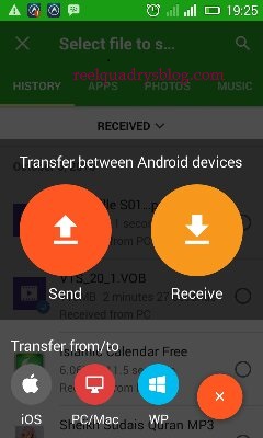 Transferring files between Android/Windows/IOS mobile devices and