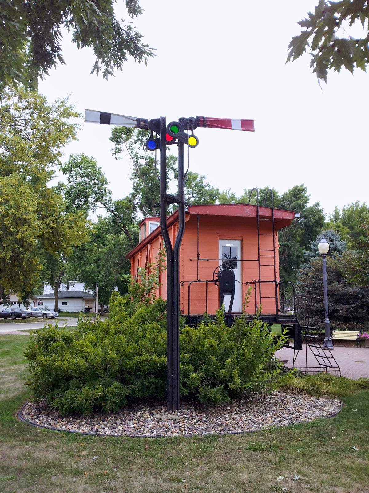 History and Culture by Bicycle Chicago, Milwaukee & St. Paul Caboose 17687