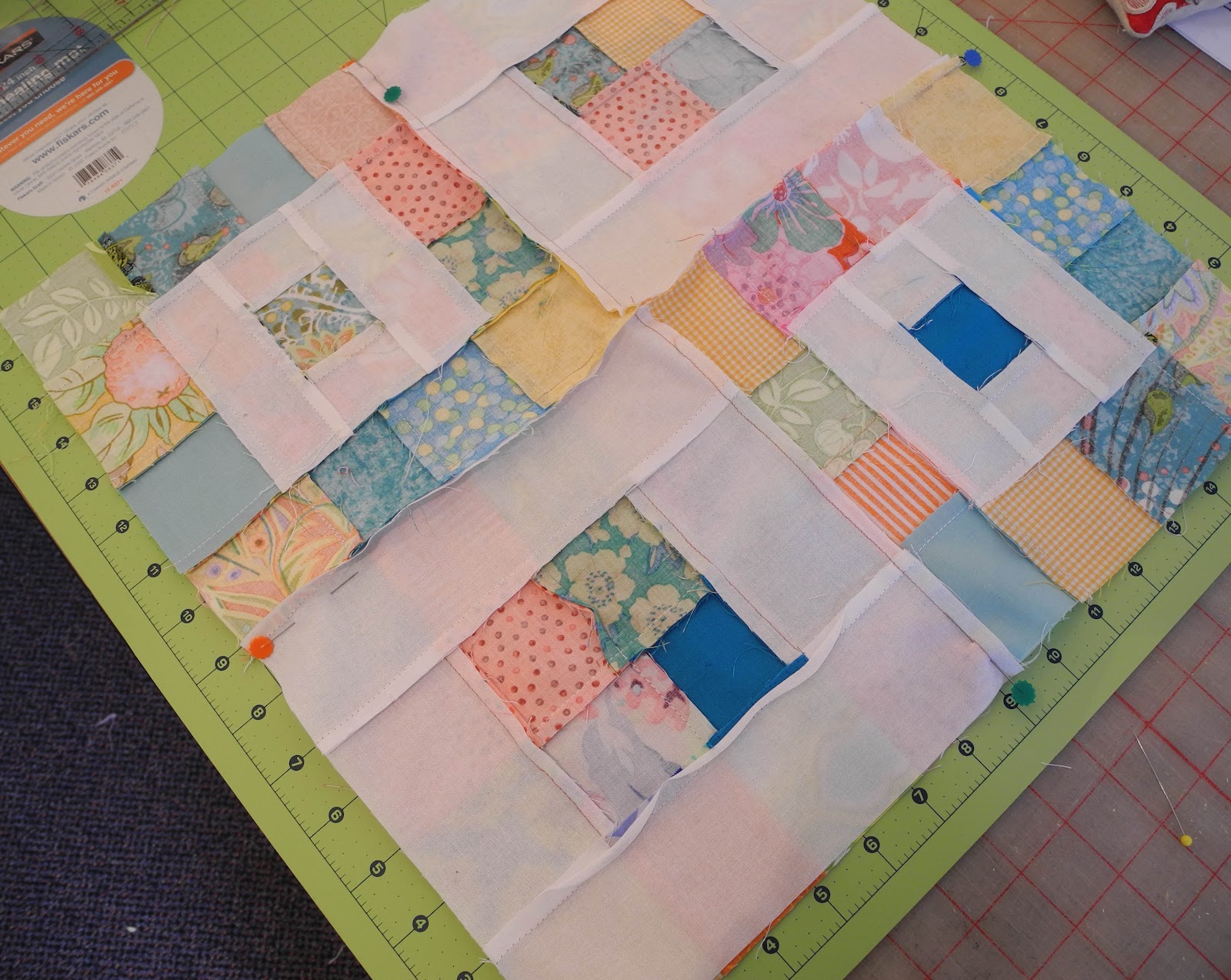 Stitch One Quilt Too Tutorial sewing blocks together in onesys