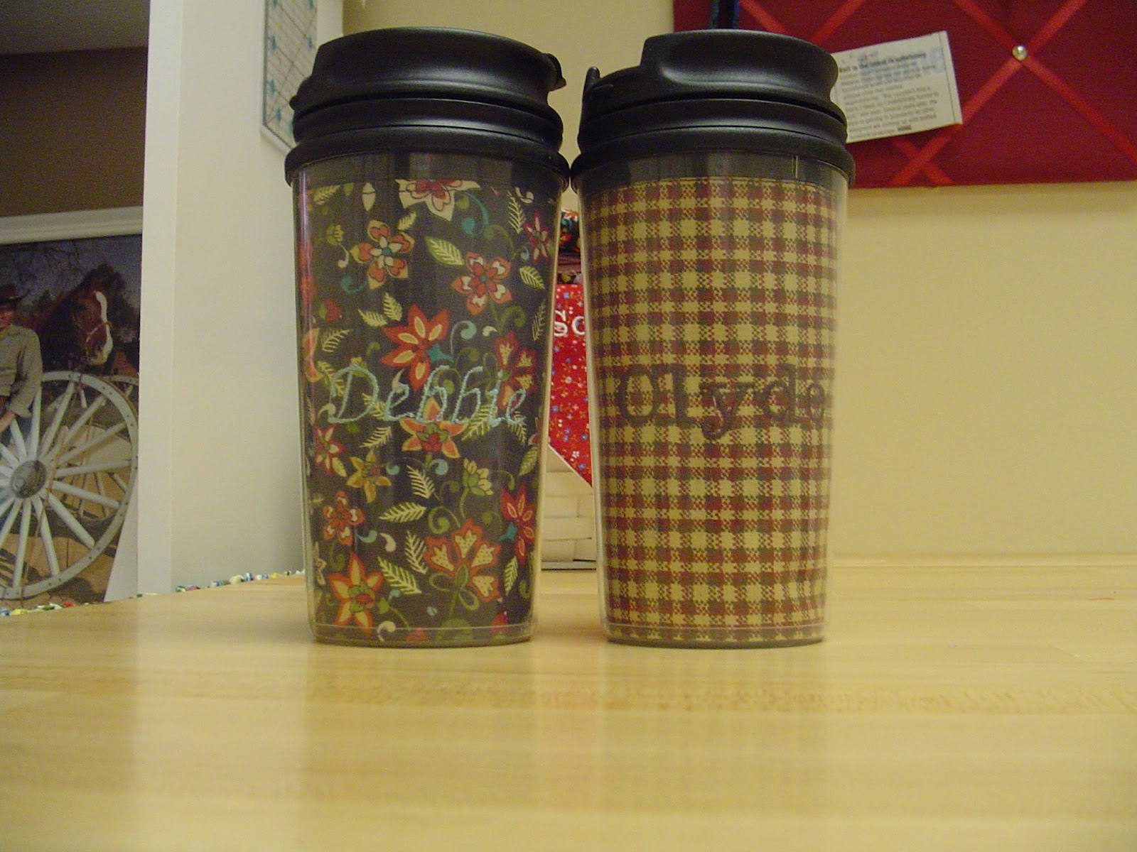 Mom's Craft Room Personalized Dollar Tree Travel Mugs