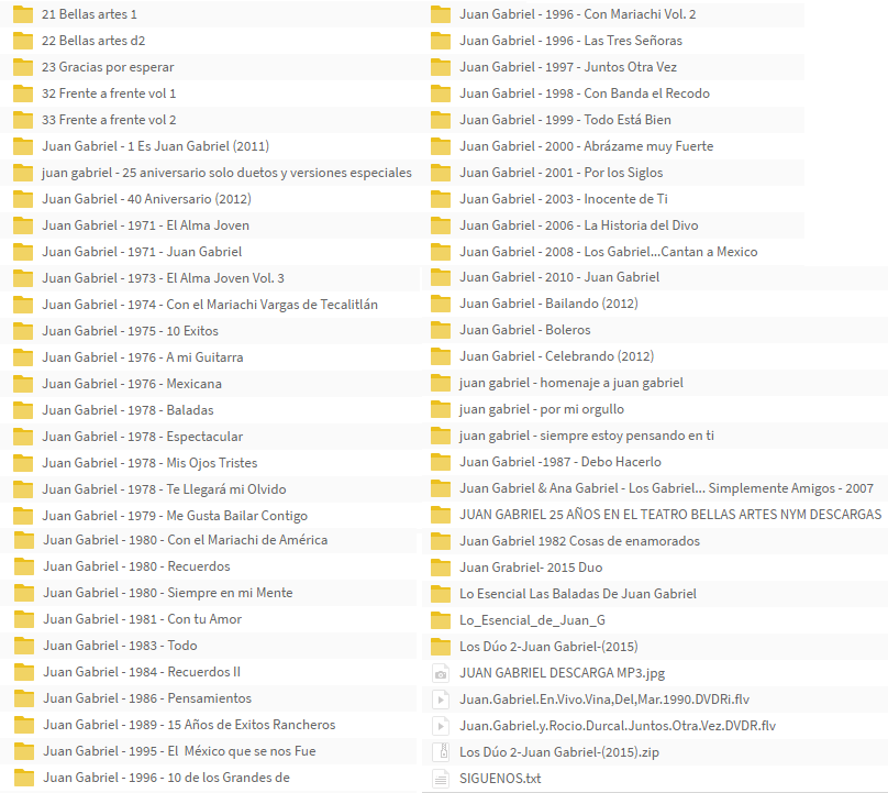 Discografias completas Discografias completas