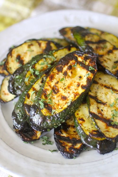 Lemon Garlic Grilled Zucchini Cindy Glover