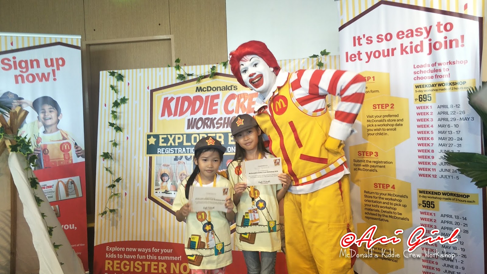 McDonald's Kiddie Crew Workshop Explorer Edition