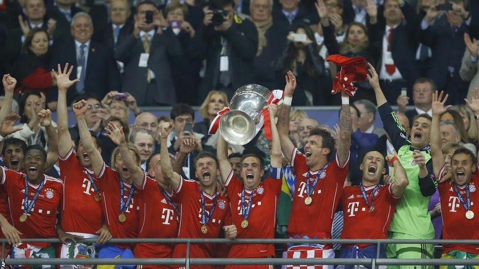 Bayern Munich wins Champions League 2013 Title