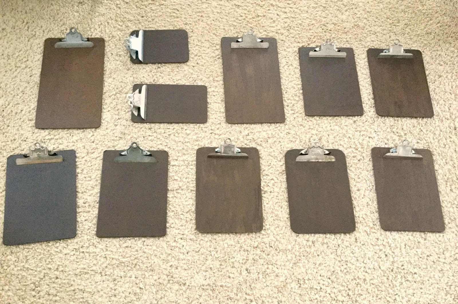 Clipboard Photo Gallery Wall Organized Clutter