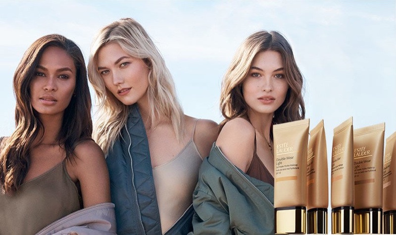Fei Fei Sun, Joan Smalls, Karlie Kloss and Grace Elizabeth for Estée