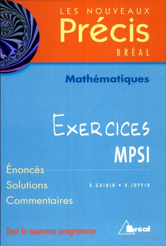 Livre Précis Maths Exercices (S1+S2) SMIA studies