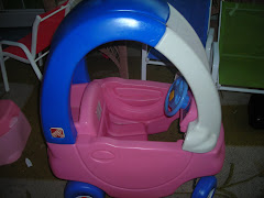 Step 2 Cozy Girls Coupe Car Pink Purple GUC Girl Drive