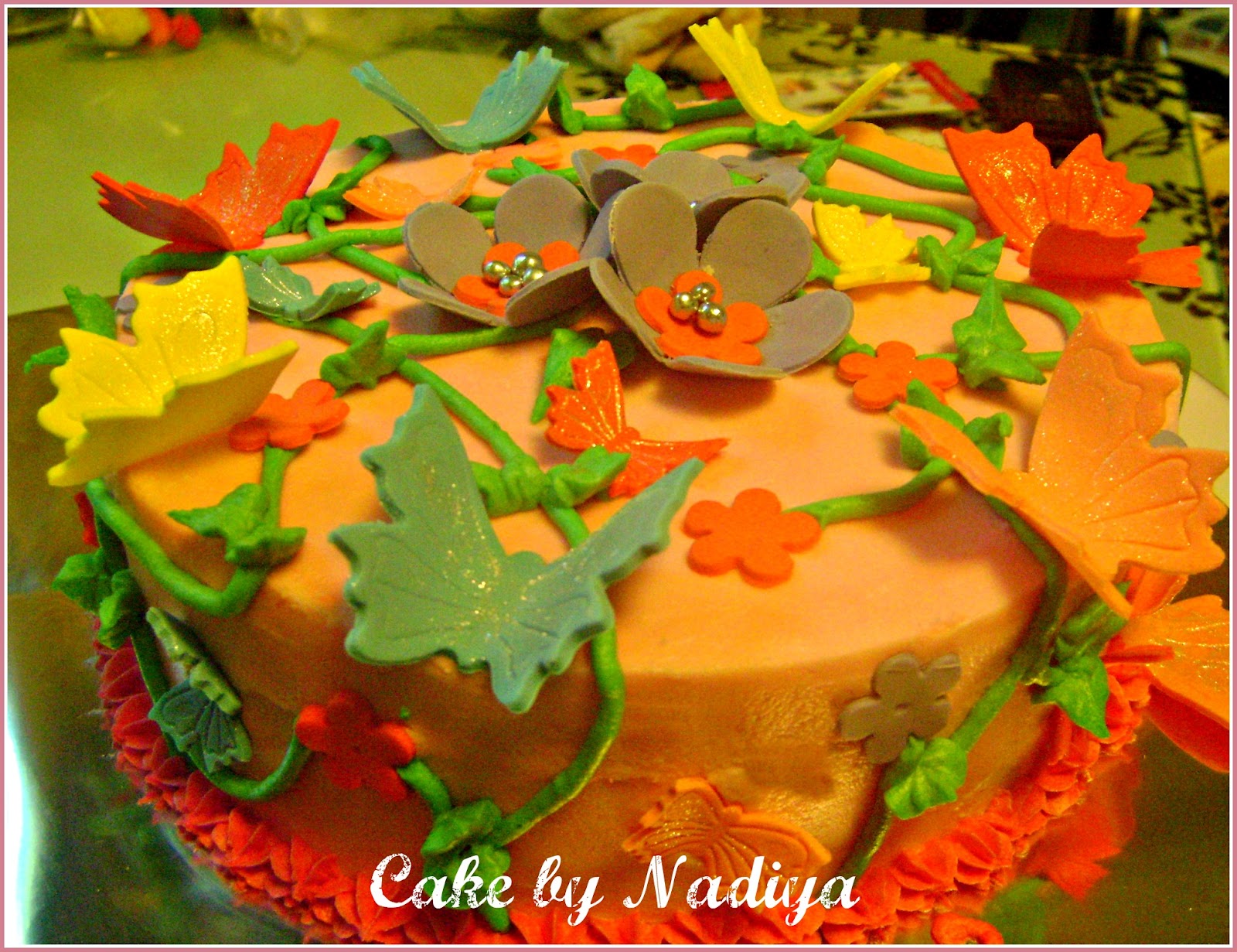 Nadiya's Tastes Of Maldives Butterfly Garden Butter Cake