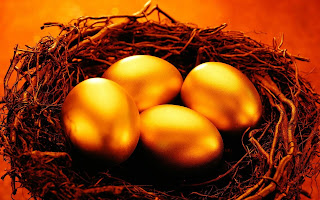 Vier gouden eieren