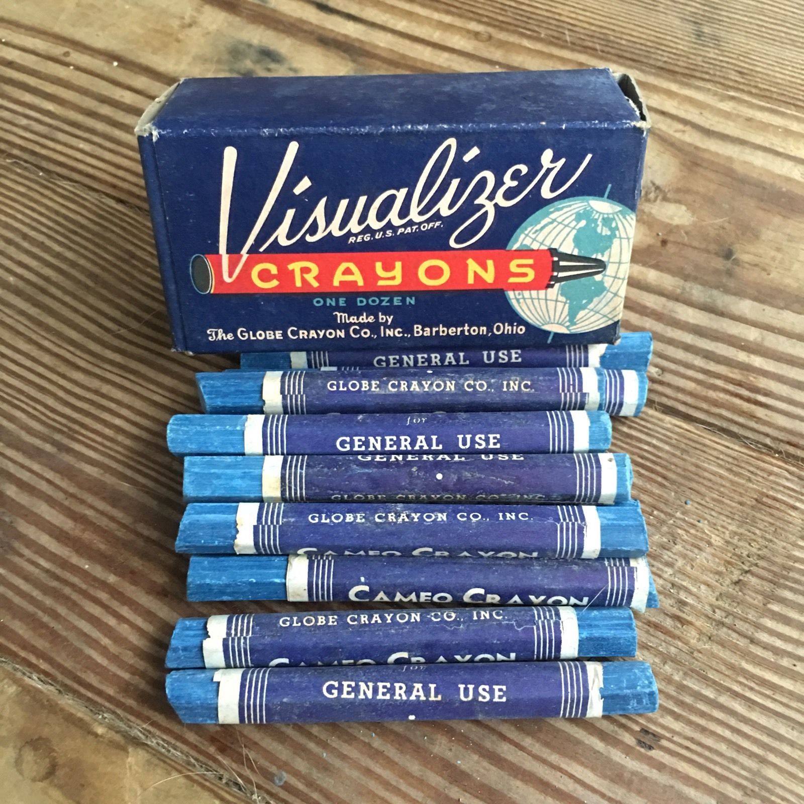 Marines In Forest Green WWII USMC Visualizer Crayons for Maps