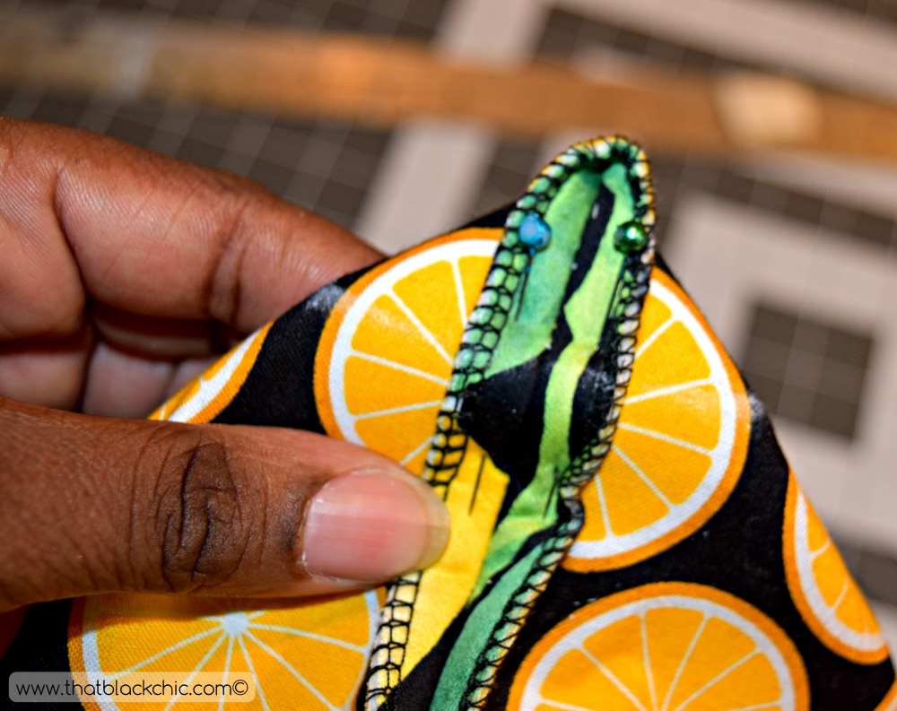 DIY Square Cosmetic Zipper Bag & Lemons! [Tutorial] That Black Chic