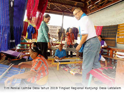 Tim Penilai Lomba Desa tahun 2019 Tingkat Regional Kunjungi Desa Latdalam Tim Penilai Lomba Desa tahun 2019 Tingkat Regional Kunjungi Desa Latdalam
