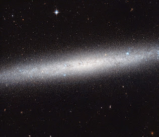 ON EDGE SPIRAL GALAXY NGC 5023