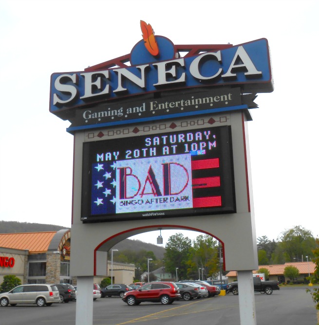 Seneca irving bingo