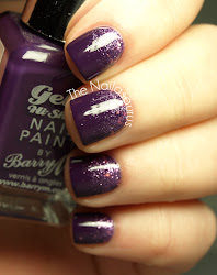 purple nail glitter nails short designs gradient manicure chic dark gel snippet ombre sparkle plum thenailasaurus polish fall sally stunning