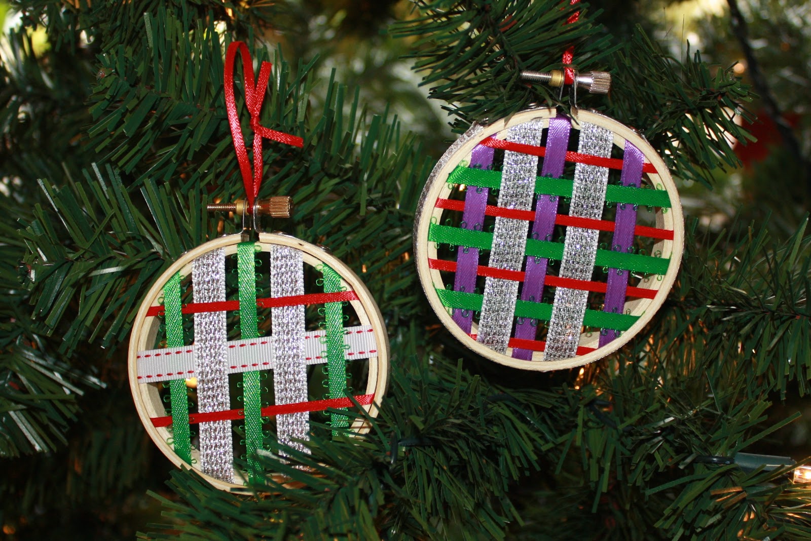 Once Upon a Family Woven Scandinavian Christmas Ornaments